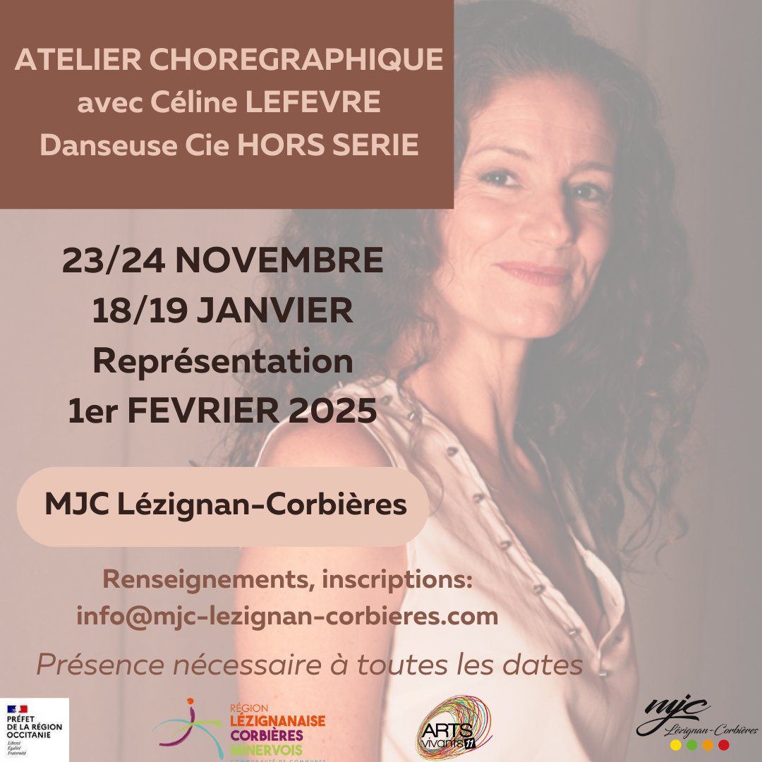 RENCONTRES CHOREGRAPHIQUES | Atelier chorégraphique N°1 avec Céline LEFEVRE de la Compagnie HORS SERIE