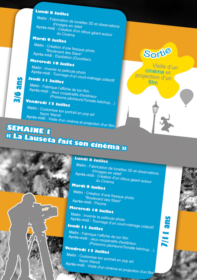 Accueil de Loisirs La Lauseta >> programme de Juillet-Août 2013