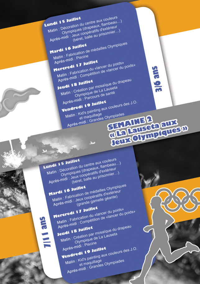 Accueil de Loisirs La Lauseta >> programme de Juillet-Août 2013