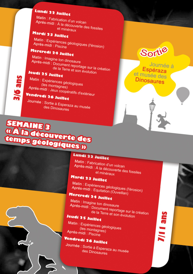 Accueil de Loisirs La Lauseta >> programme de Juillet-Août 2013