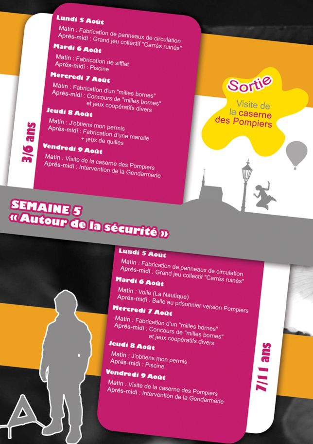 Accueil de Loisirs La Lauseta >> programme de Juillet-Août 2013