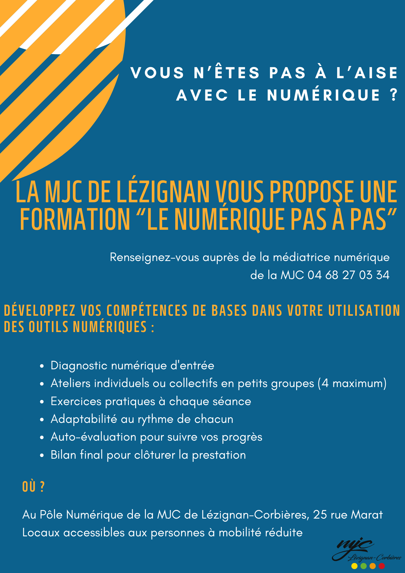 Formation "Le numérique Pas à Pas"