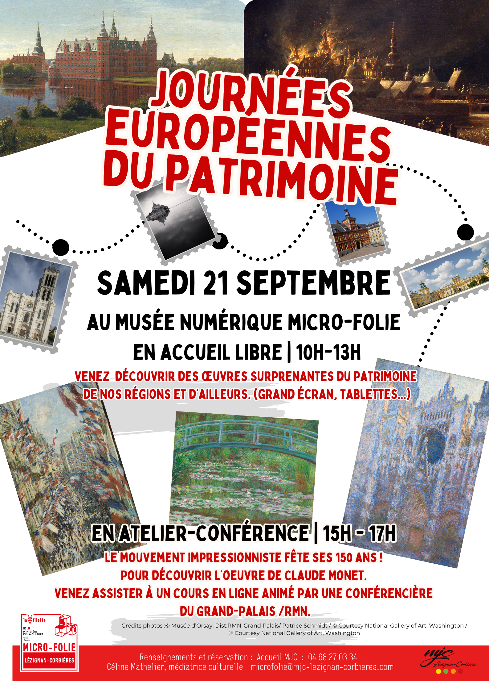 Journée européenne du Patrimoine au Musée numérique Micro-Folie