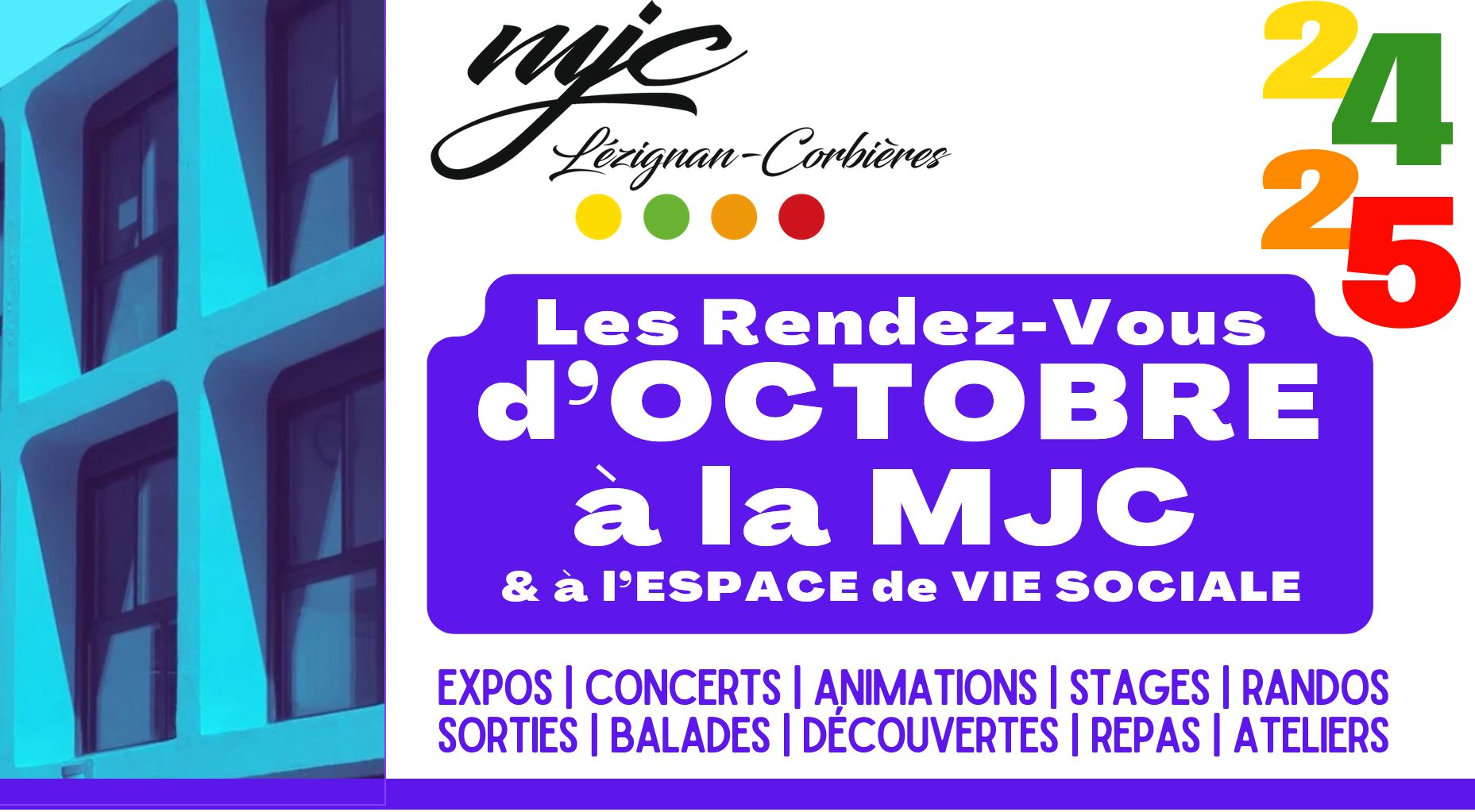 EN OCTOBRE à LA MJC