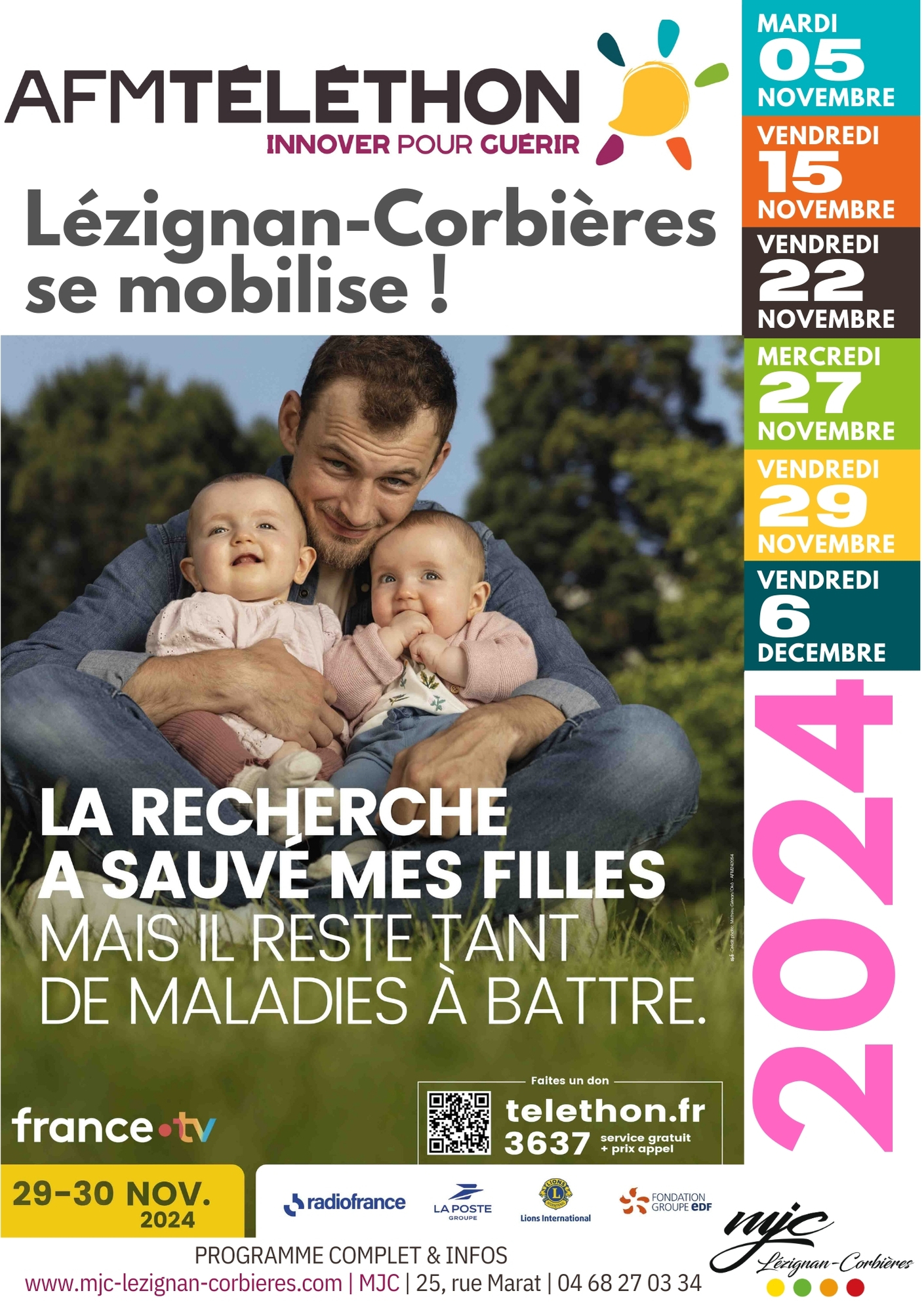 TÉLÉTHON | Lézignan se mobilise !!!!