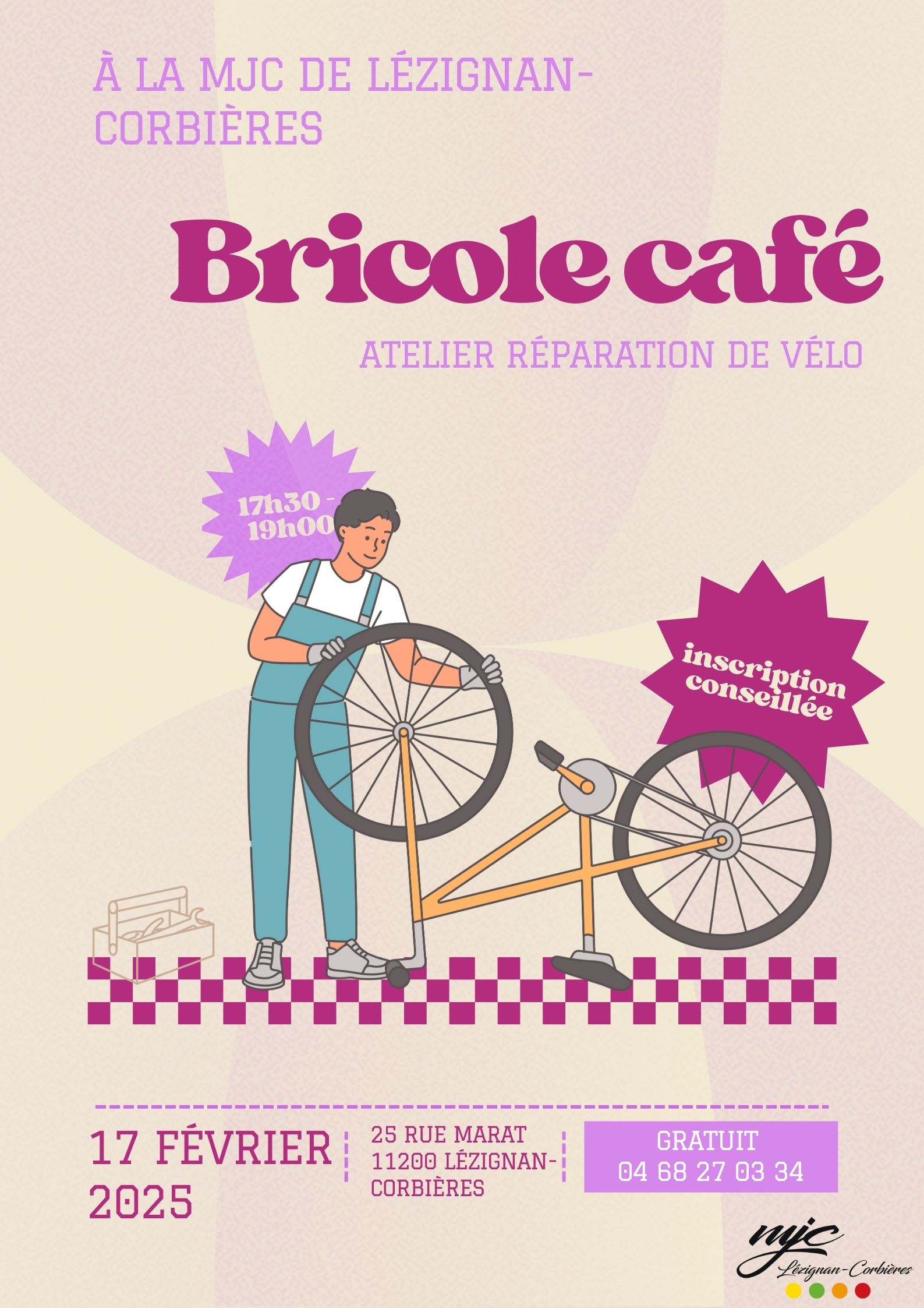 Nouveau ! atelier entretien et réparation de vélo